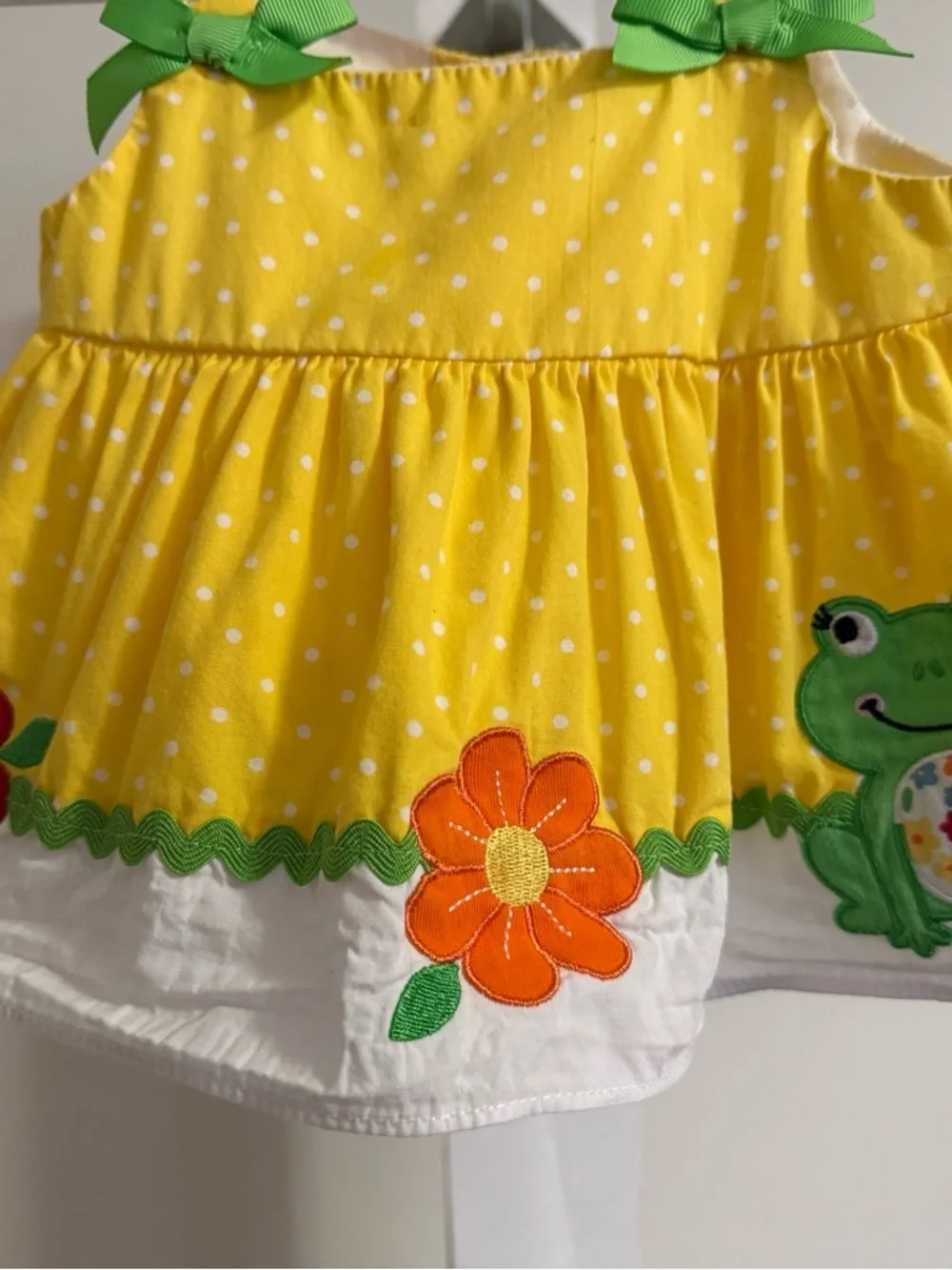 Goodlad Frog & Flowers Diaper Set
